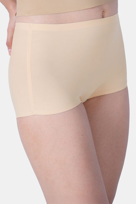 Soie Seamless Mid Waist Full Coverage Boy Shorts With No Visible Panty Line (Pack Of 2) - Multicolor — image 10